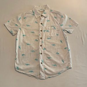 Arizona Jean Co. Crocodile Print Button Up